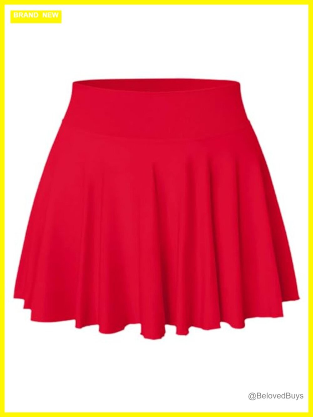 Pleated Tennis Skirt with Built-in Shorts & Pocket for Golf and Running